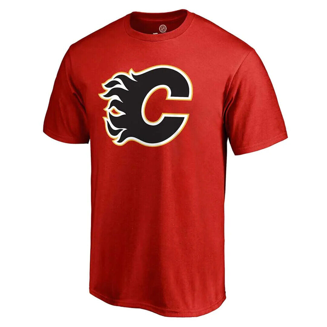 Calgary Flames NHL Team Primary Logo Men's T-Shirt